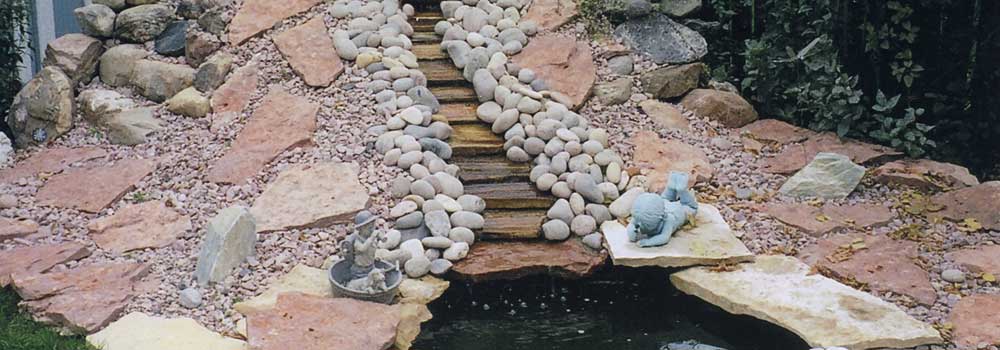 Waterfall rockscape